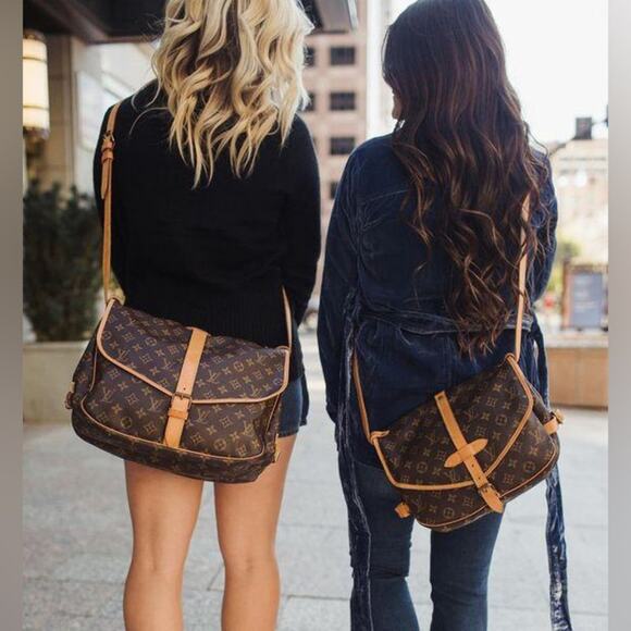 AUTHENTIC LOUIS VUITTON MONOGRAM SAUMUR 30 MESSENGER SHOULDER/CROSSBODY BAG - Picture 9 of 9